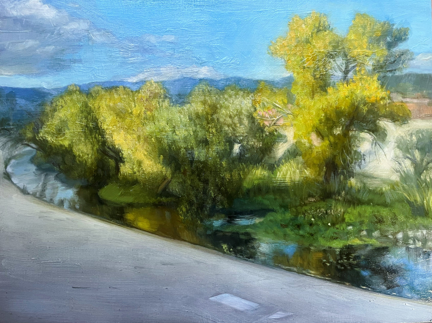 LA River II 9x12