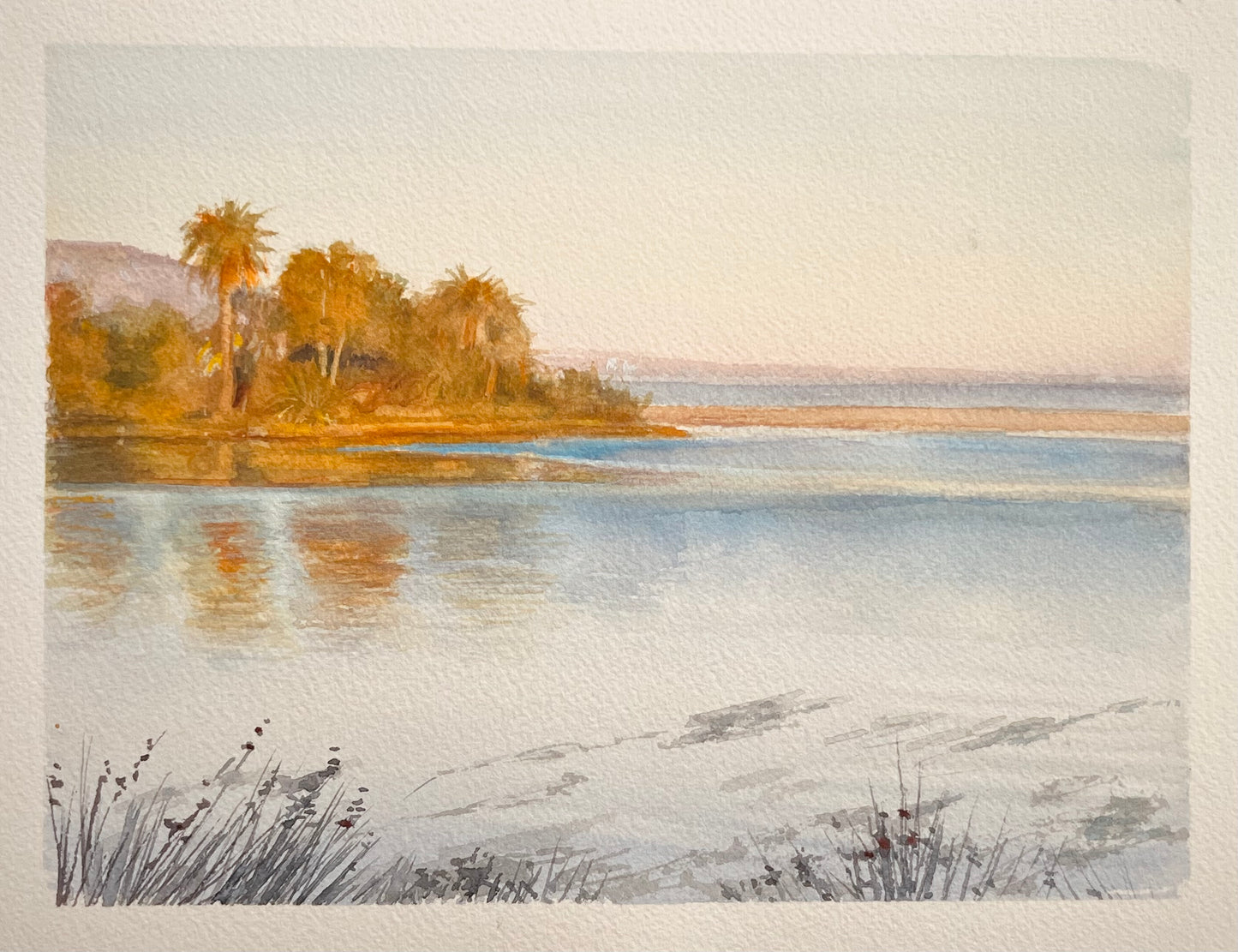 Golden Hour Malibu Lagoon 8x10