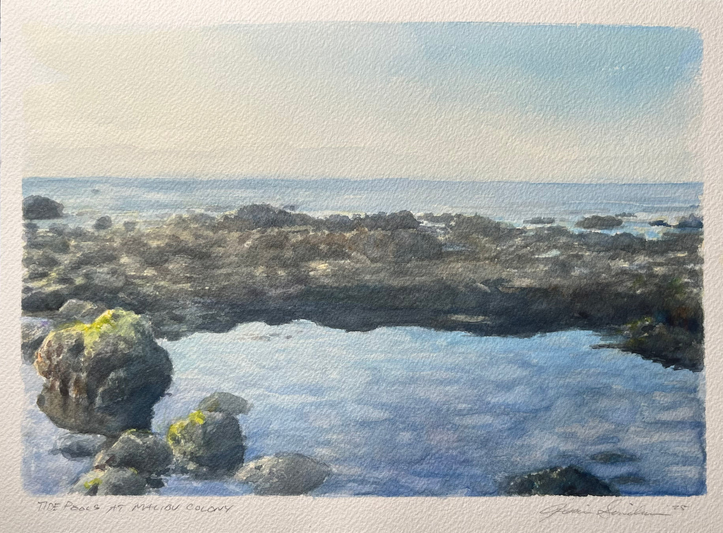 Tide Pools at Malibu Colony 9x12