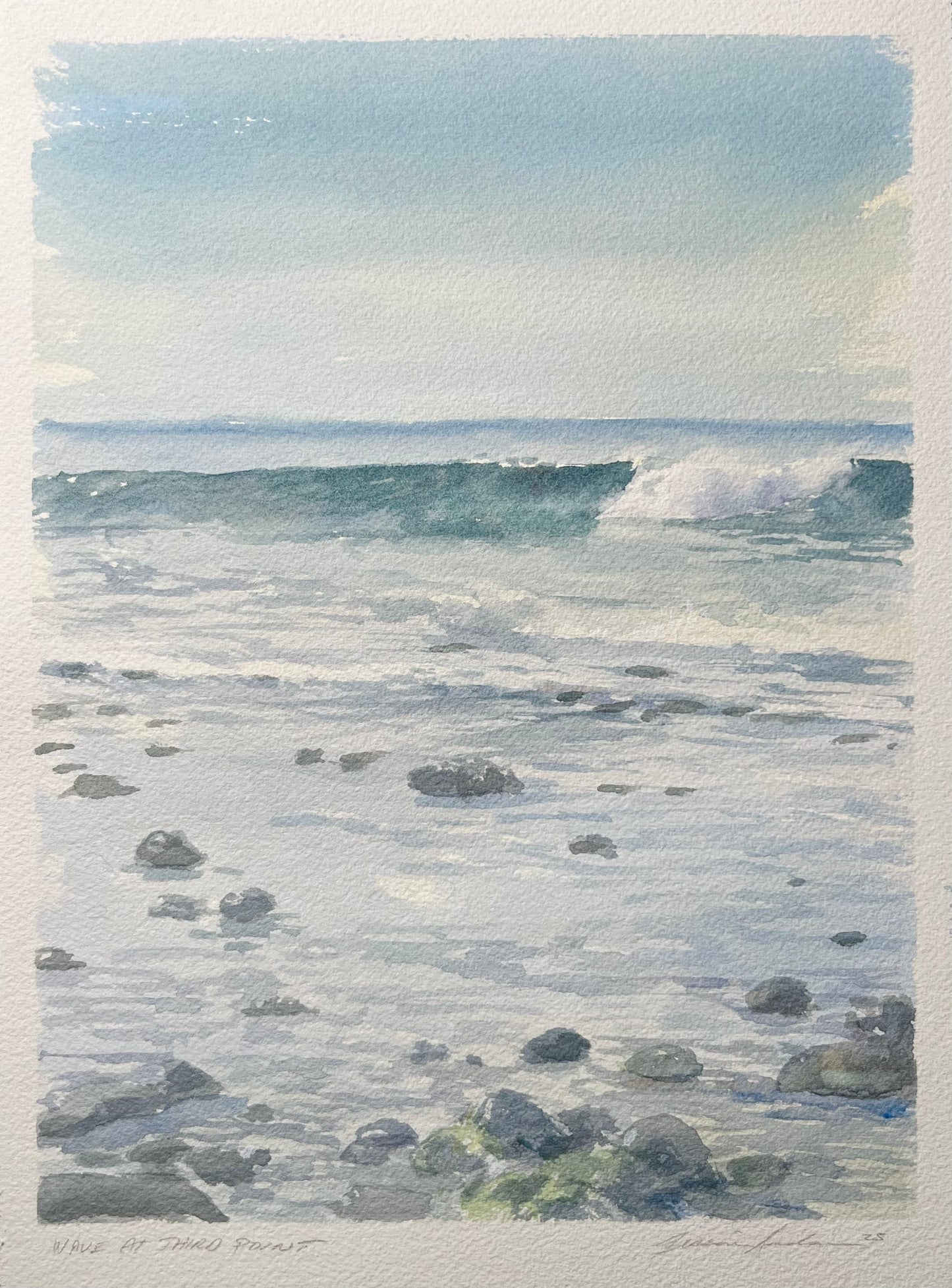 Wave at Third Point 9x12