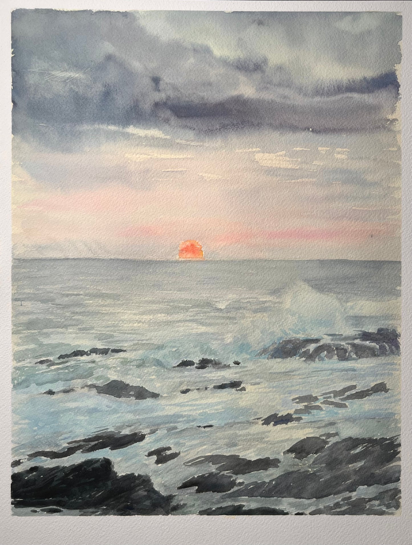 Sunset at Sea Ranch 12x16