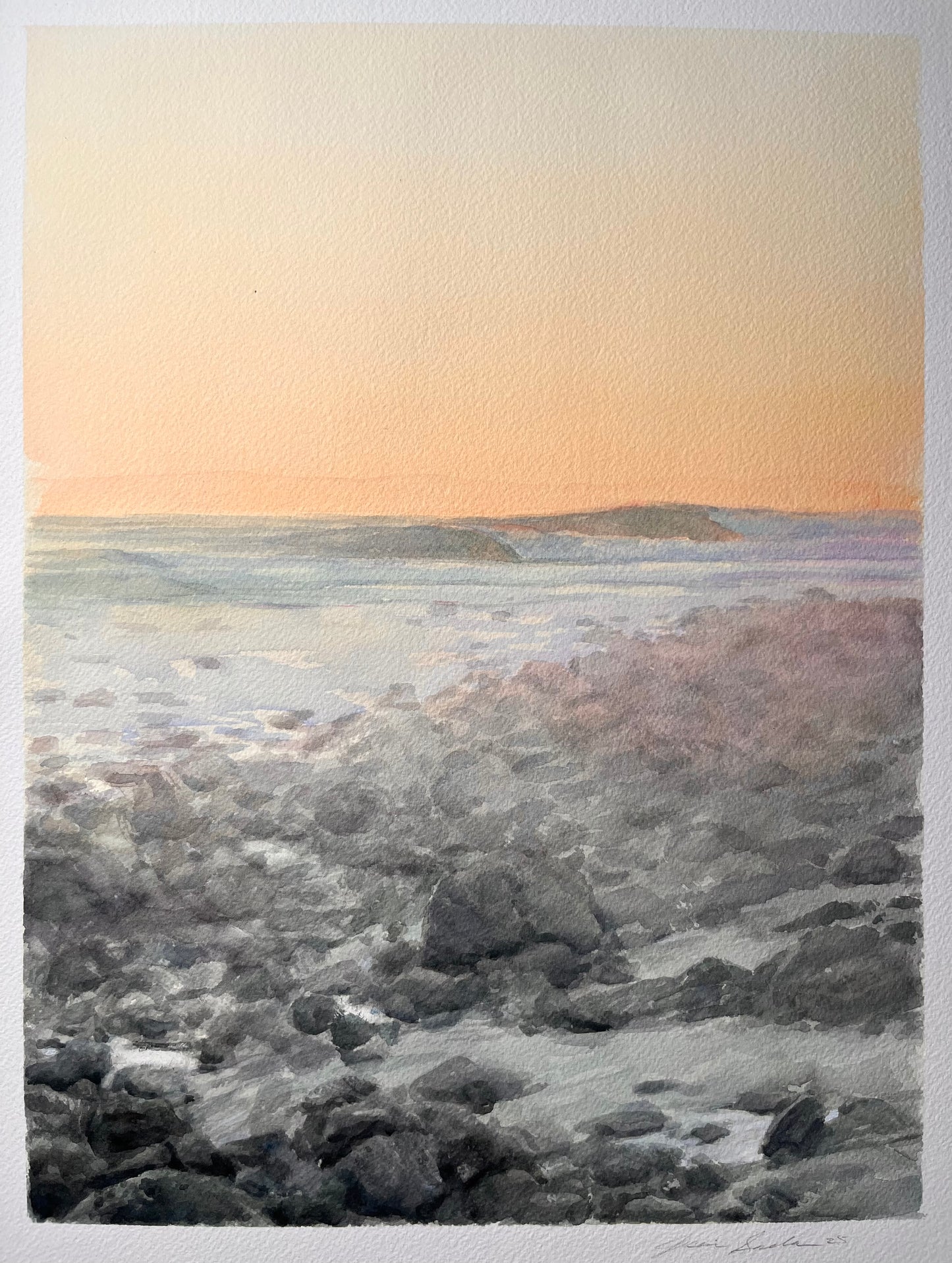 Sundown Set in the Cove at Rincon 12x16