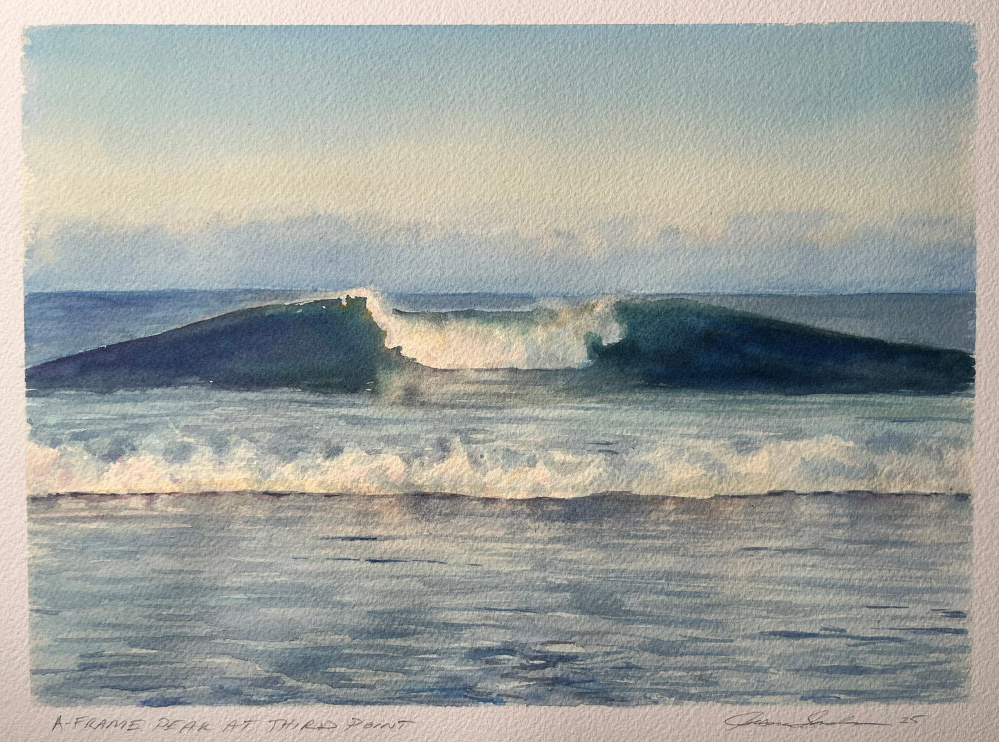 A-Frame Peak at Third Point 9x12