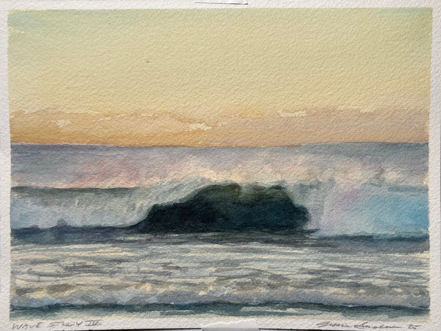 Wave Study IV 6x8