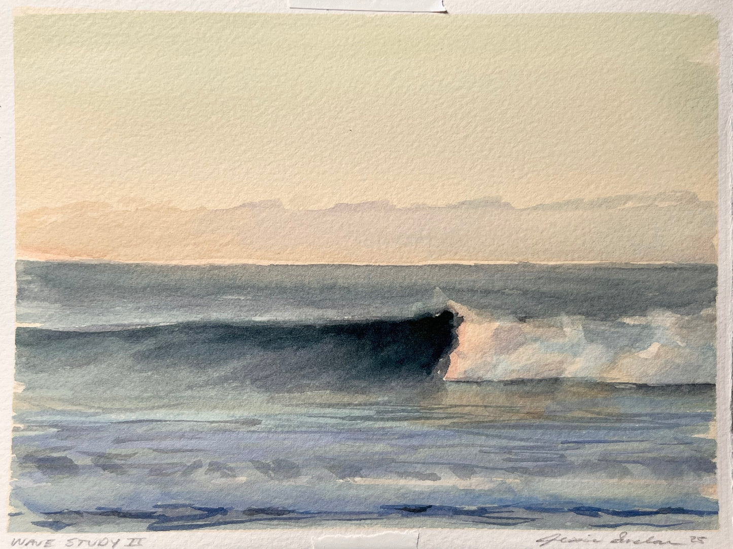Wave Study II 6x8