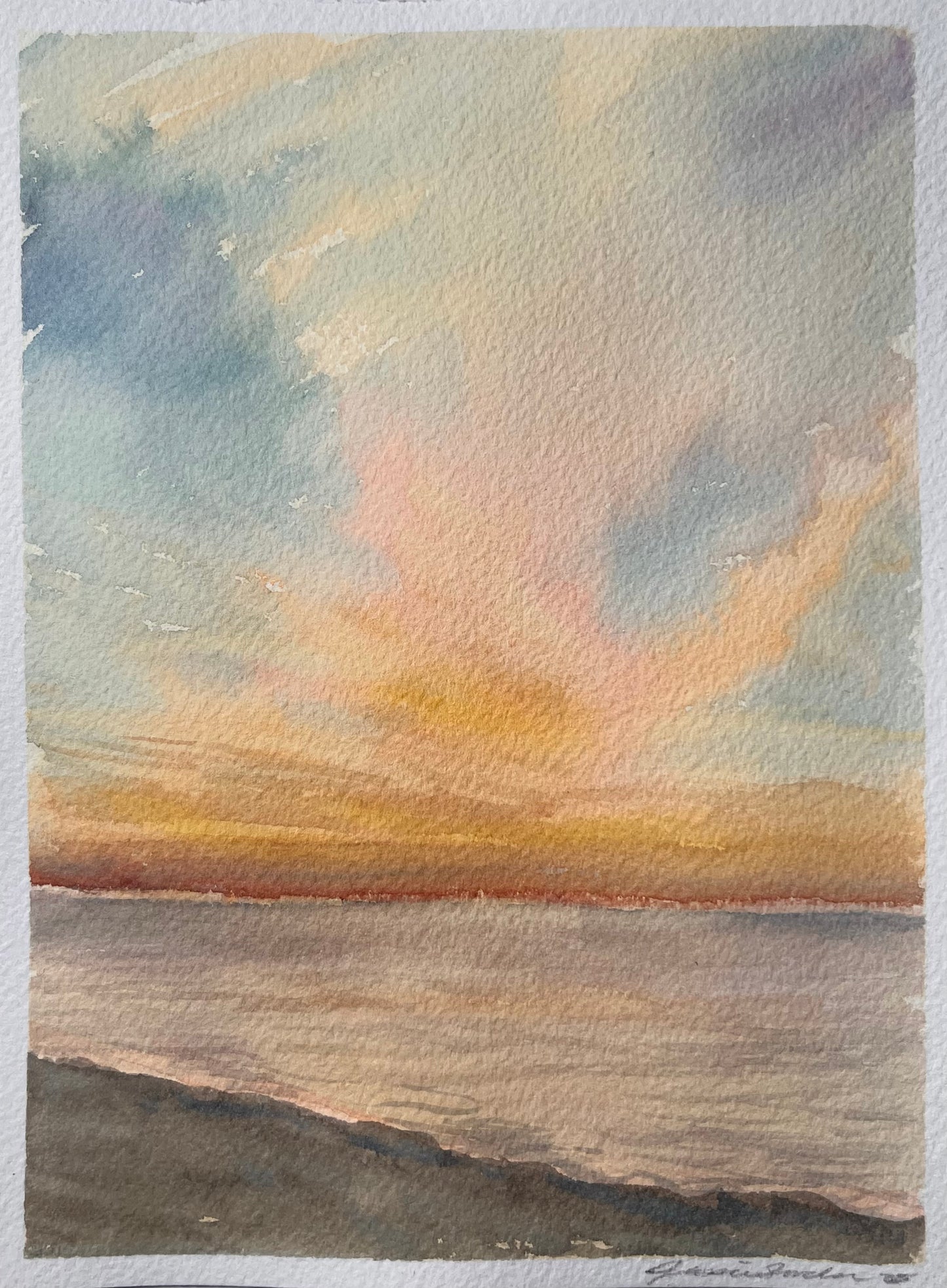 Surfrider Sunrise 6x8