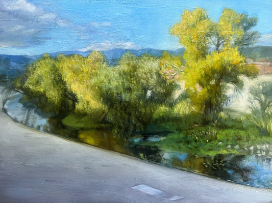 LA River II 9x12