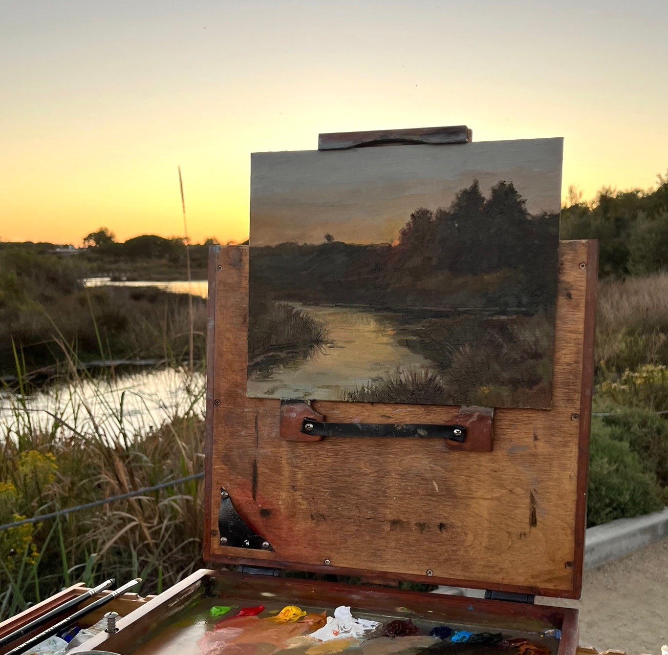 Malibu Lagoon at Dusk