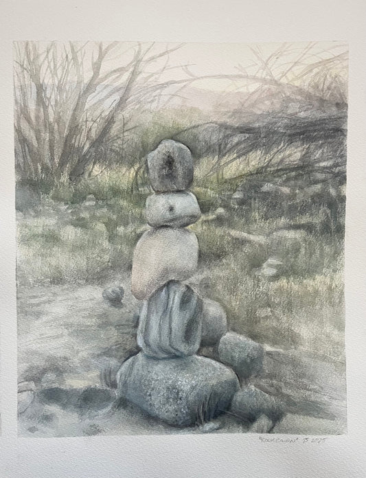 “Rock Cairn” 10x12