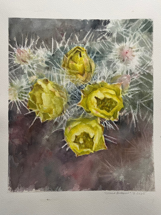 “Cholla Blossom” 10x12