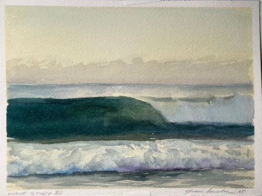 Wave Study III 6x8